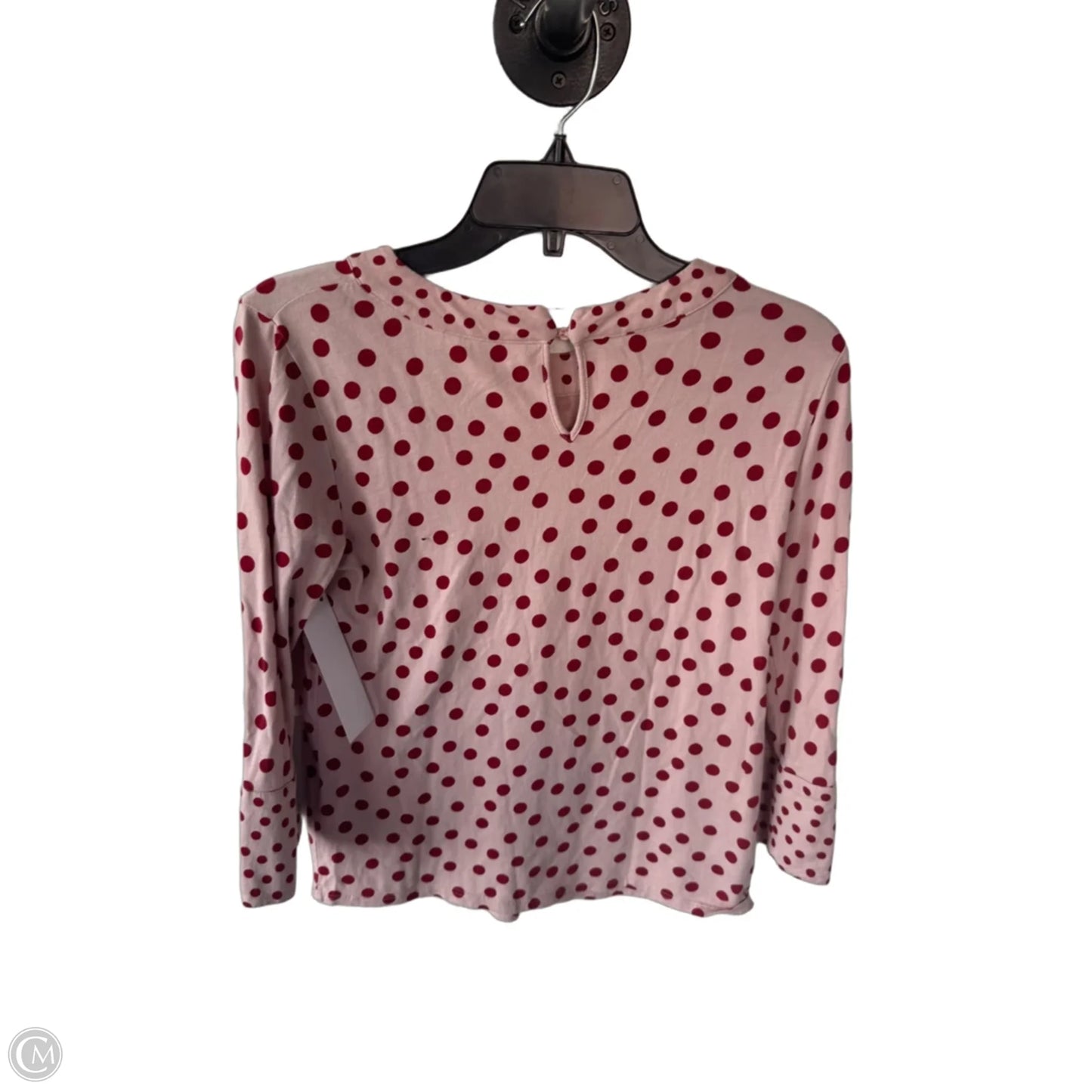 Top Long Sleeve By Boden In Pink & Red, Size: S