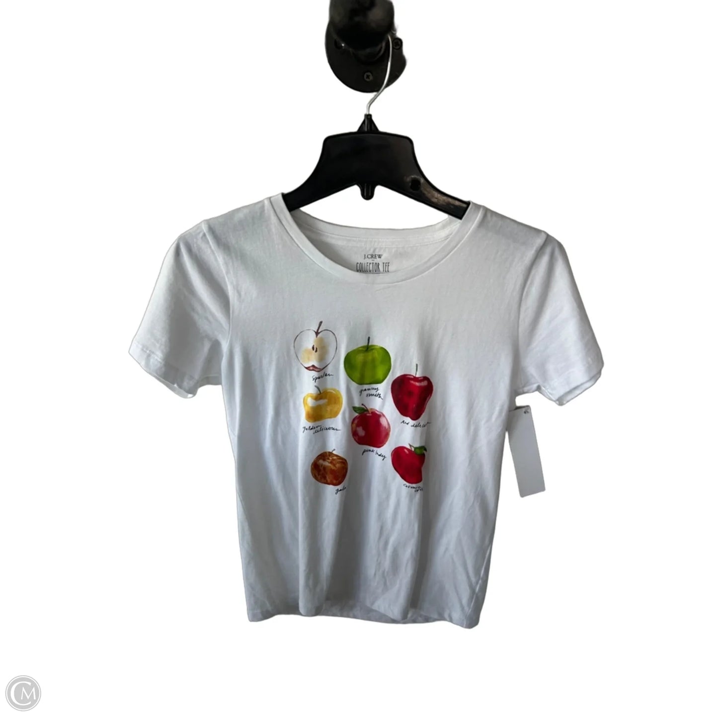 Top Short Sleeve Basic By J. Crew In White, Size: Xs
