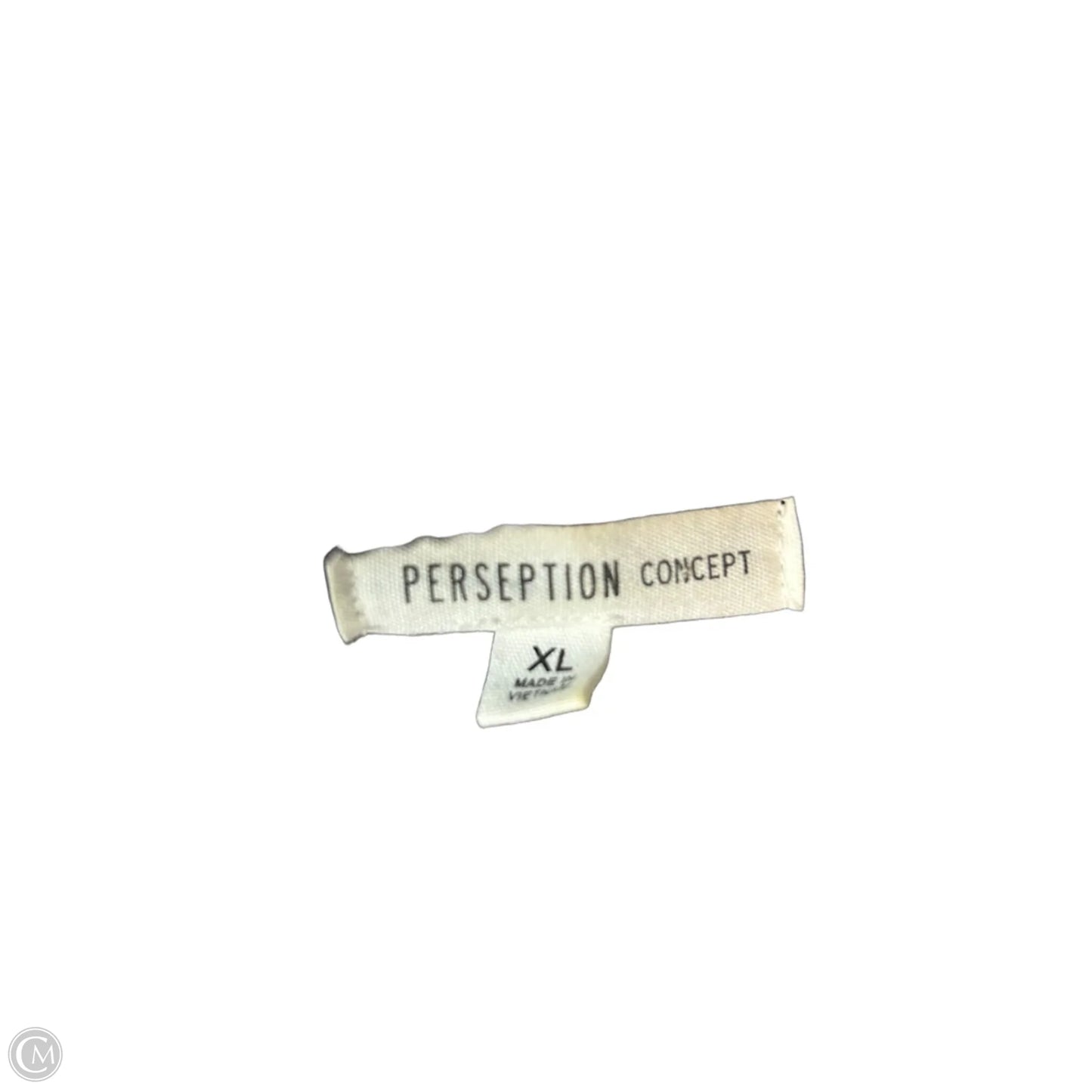 Cardigan By Perseption Concept In Black & White, Size: Xl