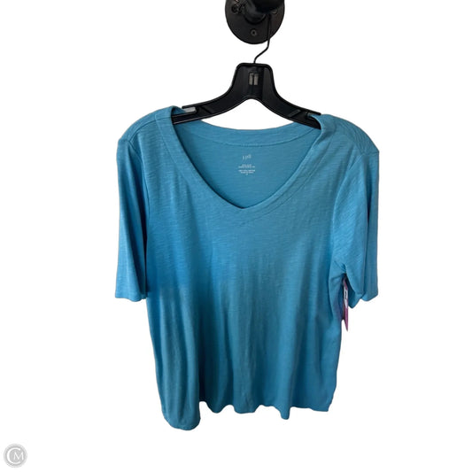 Top Short Sleeve By J. Jill In Blue, Size: M