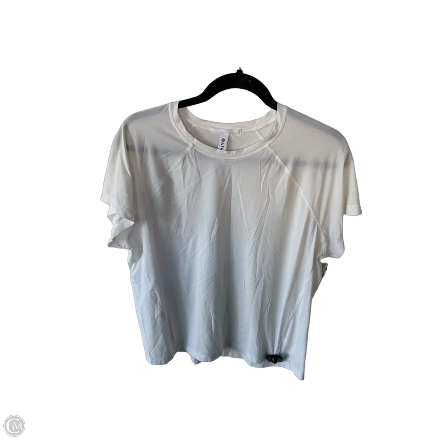 Athletic Top Short Sleeve By Athleta In White, Size: Lp