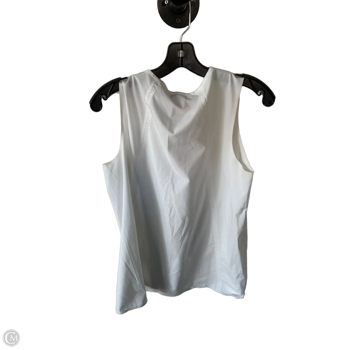 Athletic Top Short Sleeve By Athleta In White, Size: M