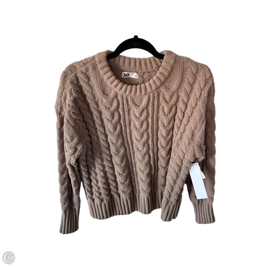 Sweater By So In Brown, Size: S