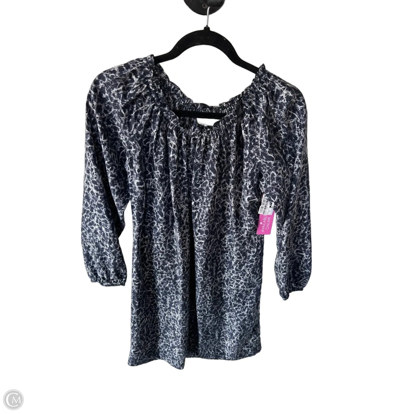 Dress Casual Short By Michael By Michael Kors In Blue & White, Size: Xs
