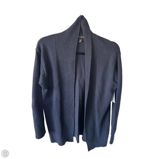 Sweater Cardigan By Banana Republic In Navy, Size: Xxs
