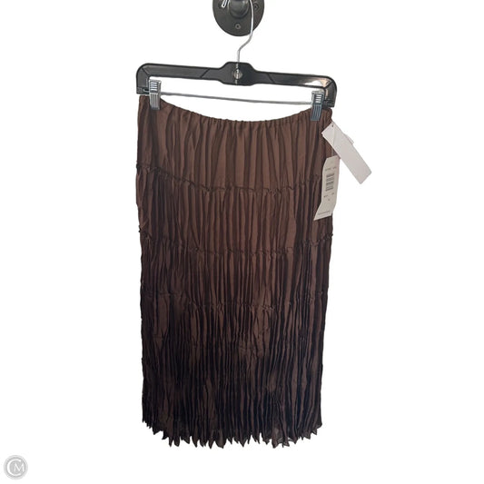 Skirt Midi By Sunny Leigh In Brown, Size: M