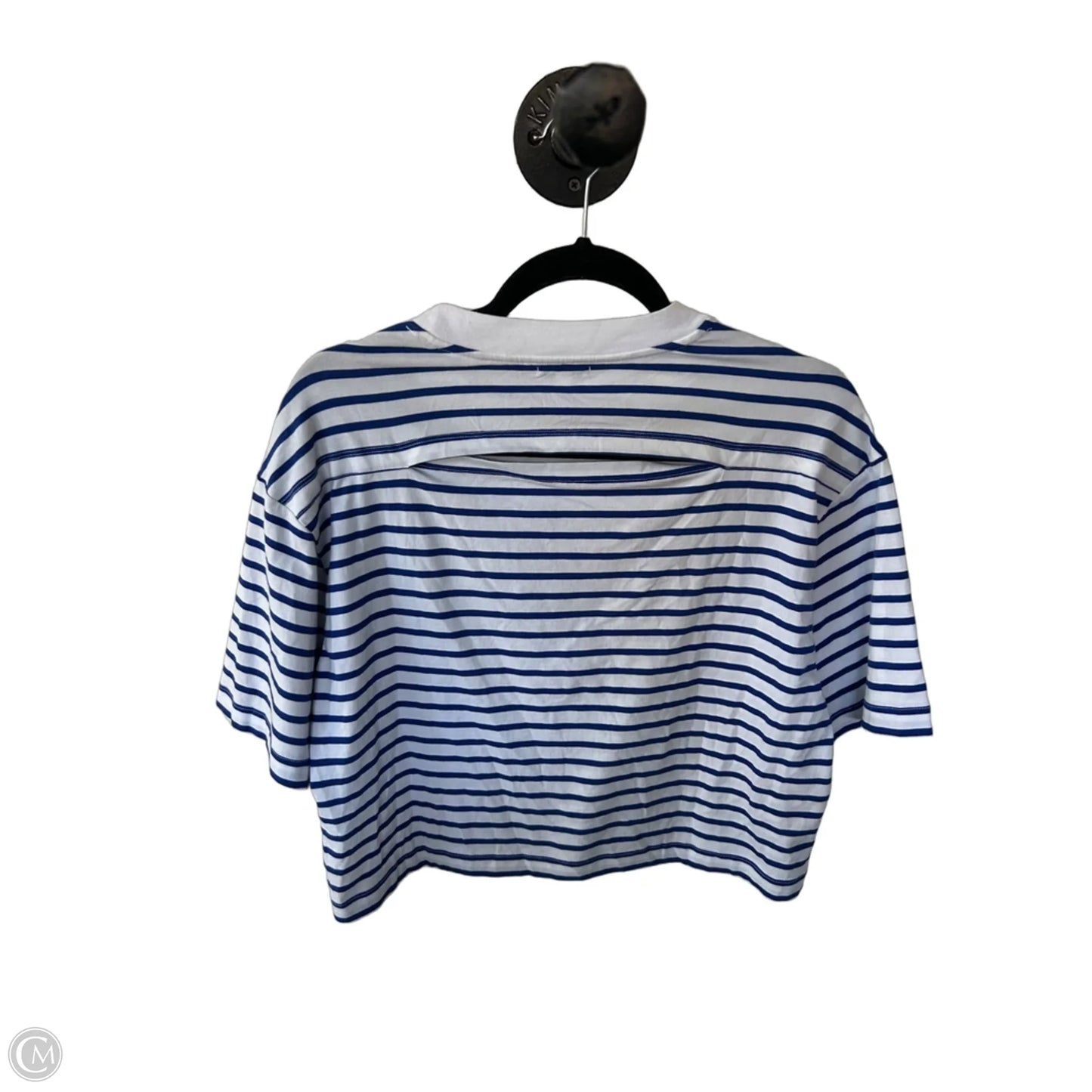 Top Short Sleeve By Pistola In Blue & White, Size: Xs