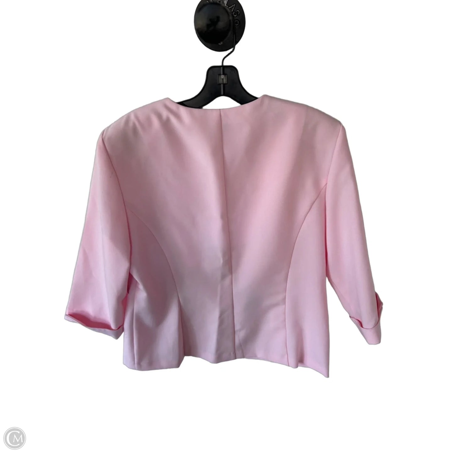 Blazer By Perceptions In Pink, Size: L