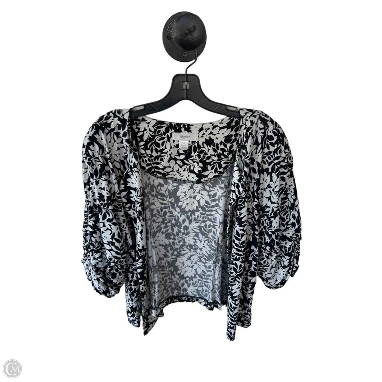 Blazer By Cj Banks In Black & White, Size: Xl