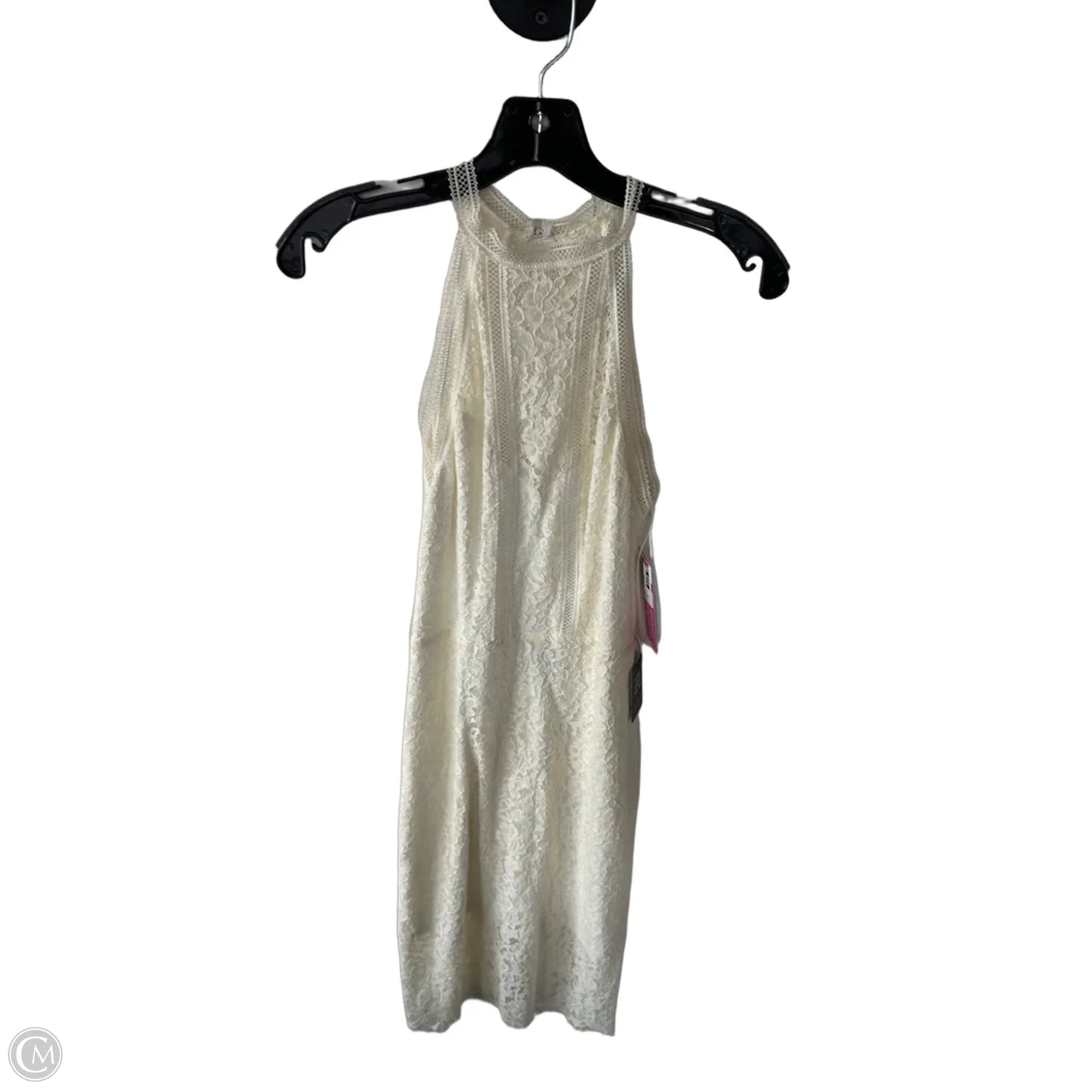 Dress Party Midi By Express In Cream, Size: S