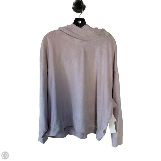 Sweatshirt Hoodie By Fabletics In Purple, Size: L