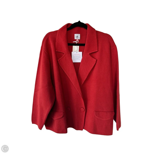 Sweater Cardigan By Cabi In Orange, Size: Xl