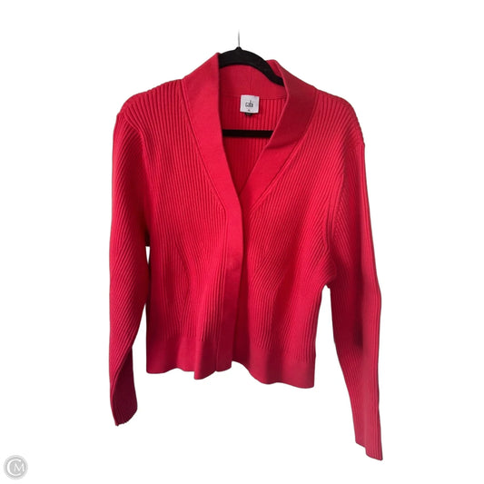 Sweater Cardigan By Cabi In Coral, Size: Xl