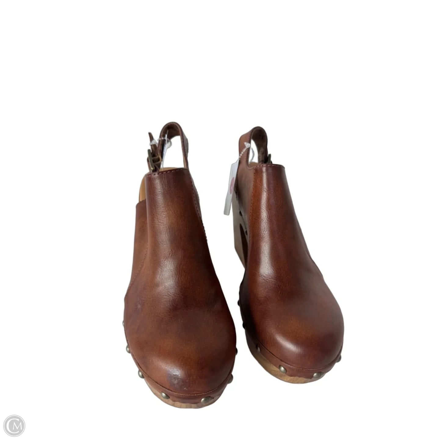 Shoes Heels Block By Korks In Brown, Size: 8