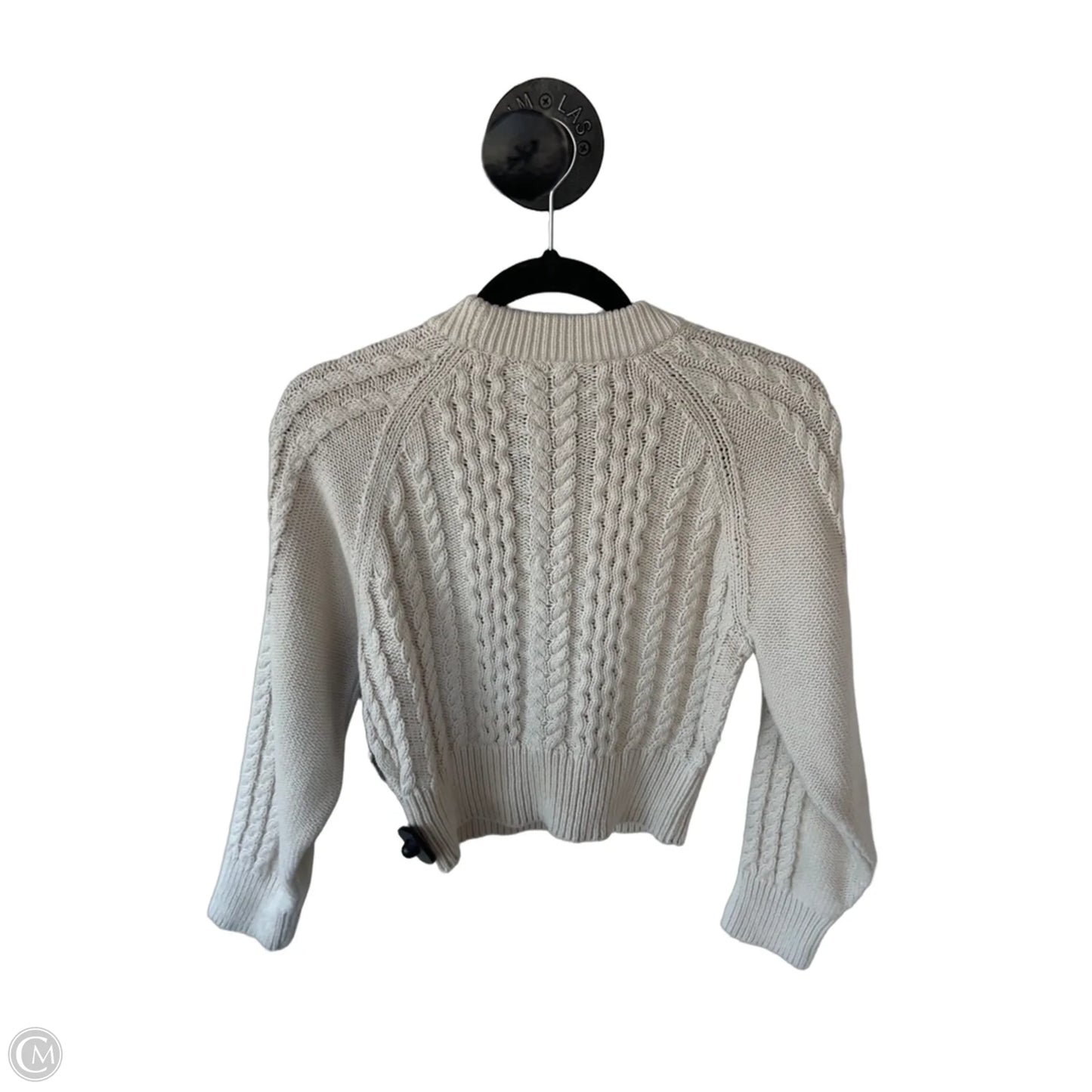 Sweater By Anthropologie In Cream, Size: Mp