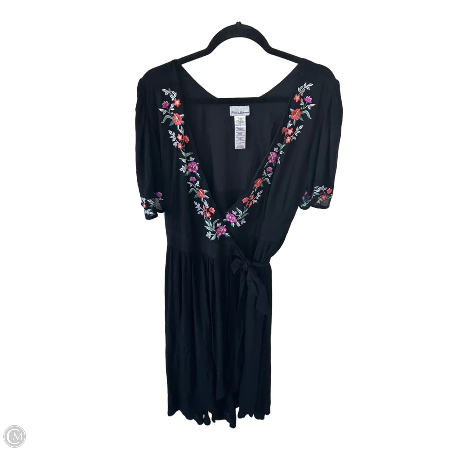 Dress Work By Tommy Bahama In Black & Green, Size: M