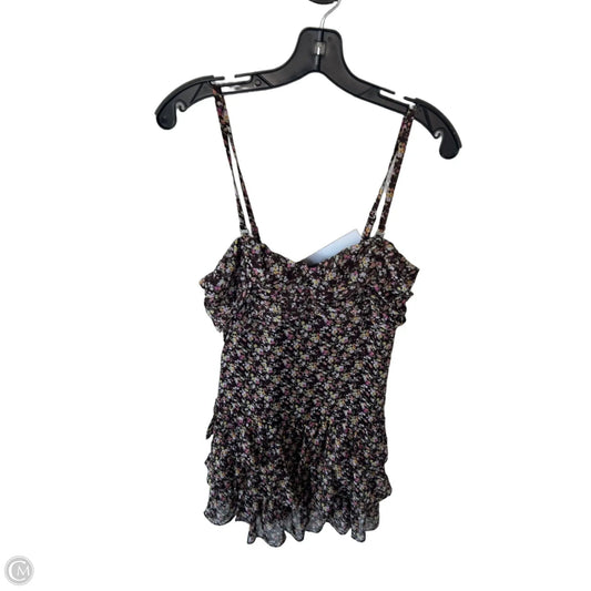 Dress Party Short By Express In Brown & Yellow, Size: M