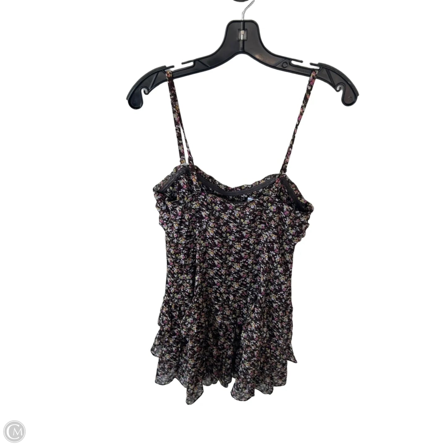 Dress Party Short By Express In Brown & Yellow, Size: M
