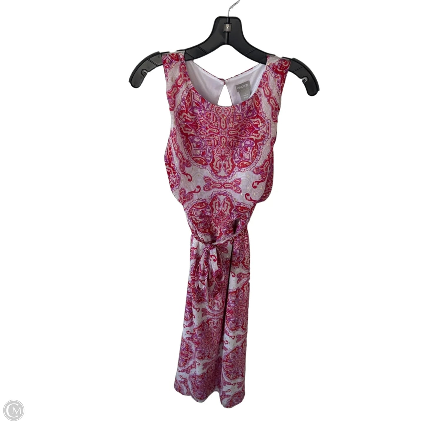 Dress Party Long By Chicos In Purple & Red, Size: M