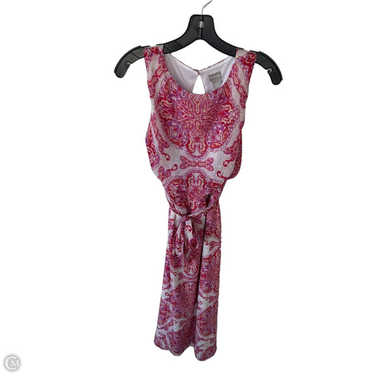 Dress Party Long By Chicos In Purple & Red, Size: M