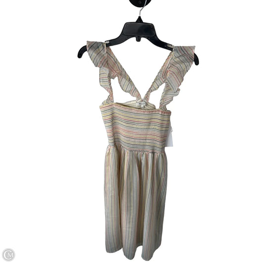 Dress Casual Midi By Madewell In Rainbow Print, Size: S