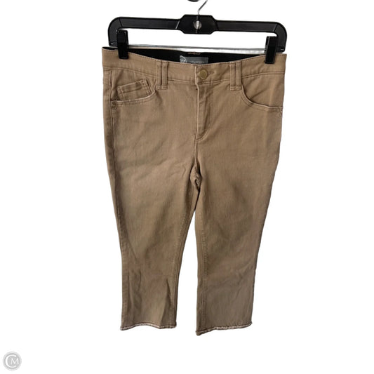 Jeans Straight By Wit & Wisdom In Brown Denim, Size: 6