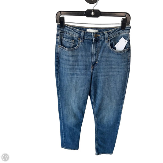 Jeans Straight By H&m In Blue Denim, Size: 6