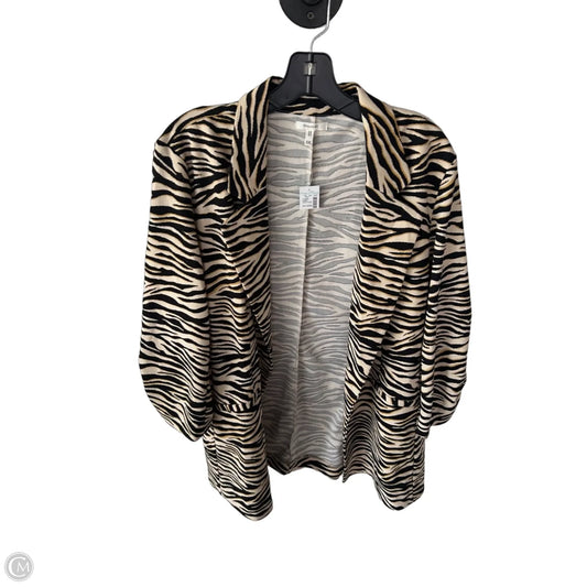 Blazer By Maurices In Animal Print, Size: Xxl