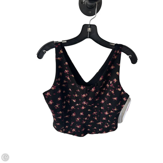 Top Sleeveless By Cabi In Black & Red, Size: M