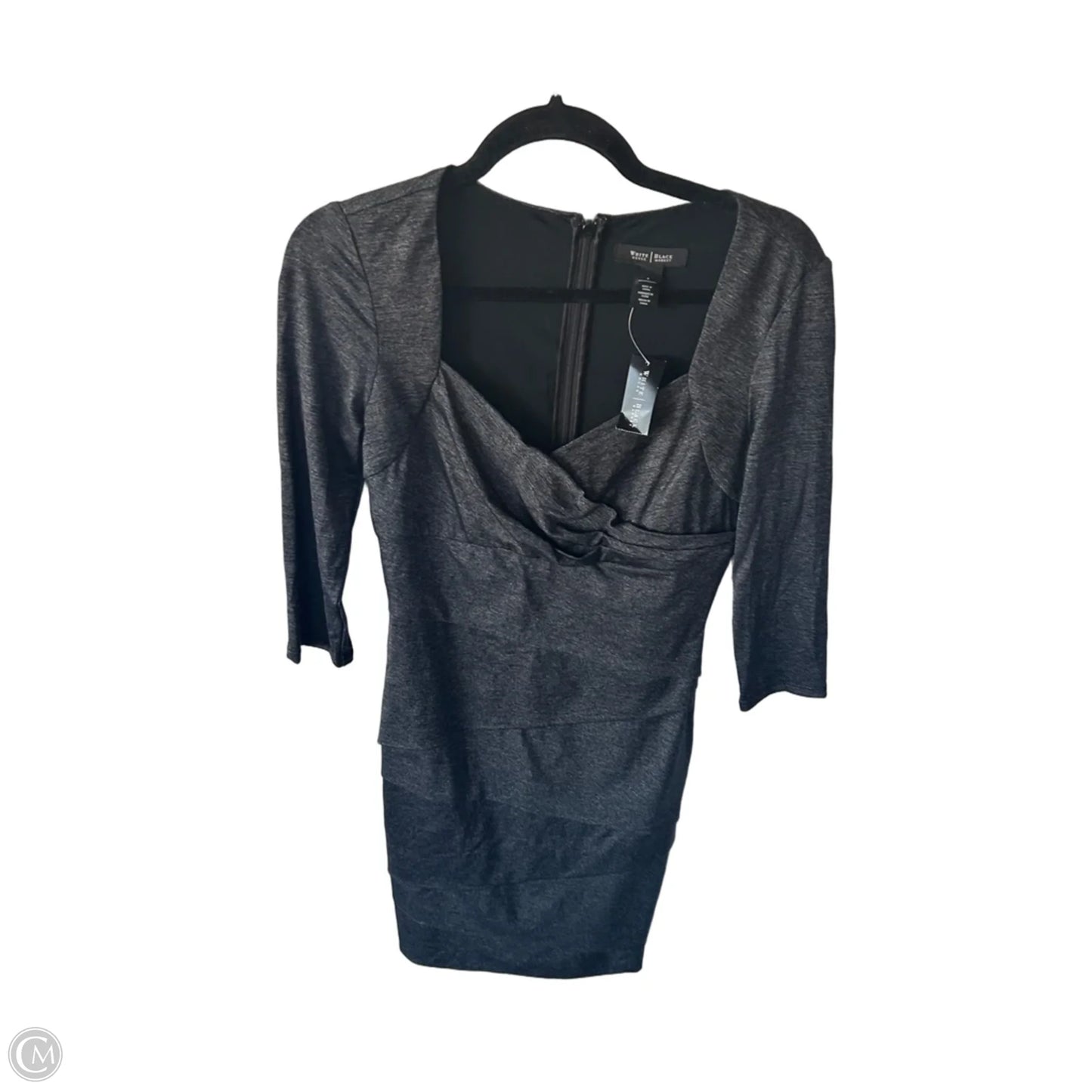 Dress Work By White House Black Market In Green & Silver, Size: S