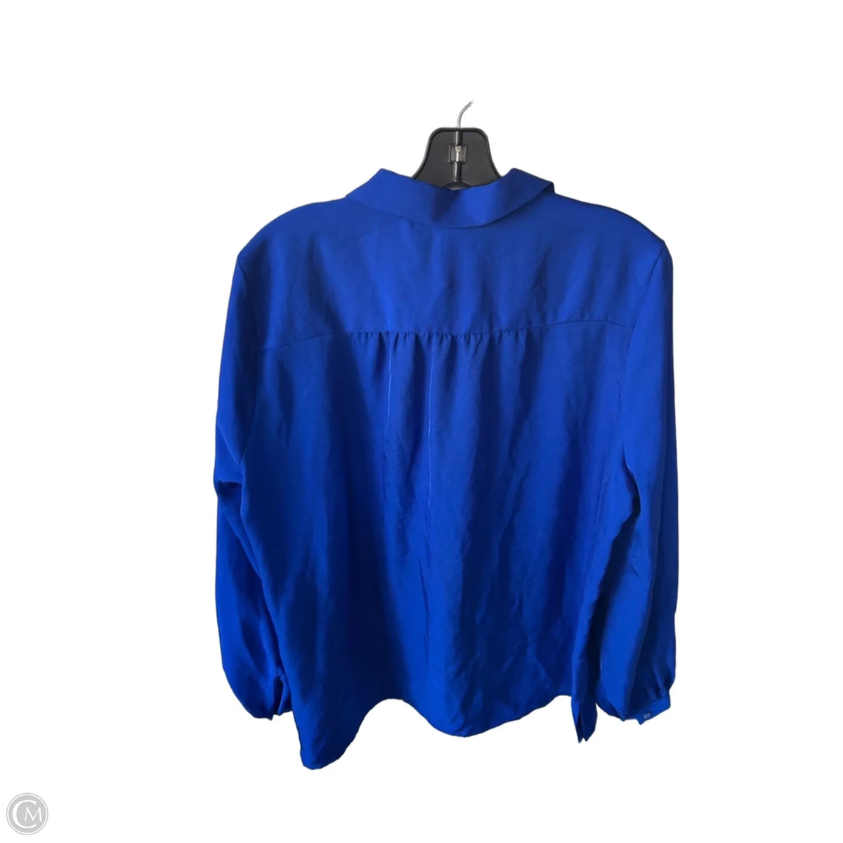 Blouse Long Sleeve By Express In Blue, Size: L