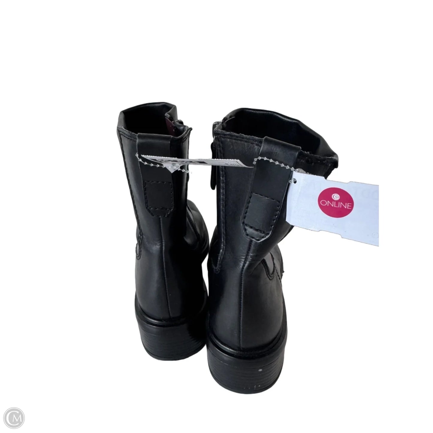 Boots Ankle Flats By Franco Sarto In Black, Size: 8