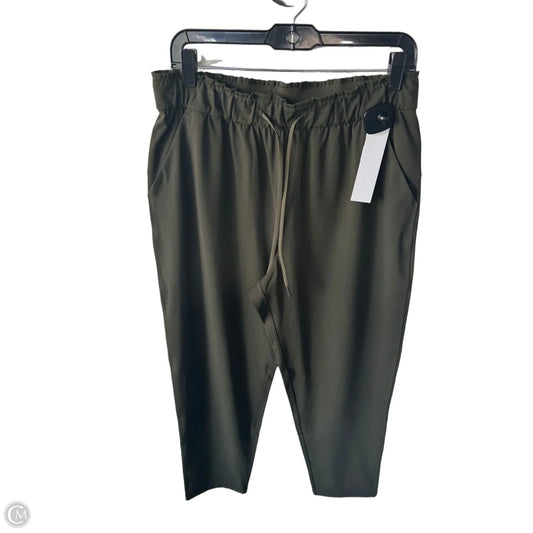 Athletic Pants By Lululemon In Green, Size: 10