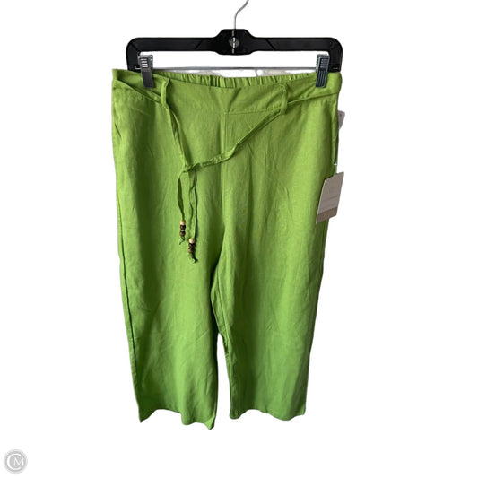 Pants Linen By Calligraphie In Green, Size: M