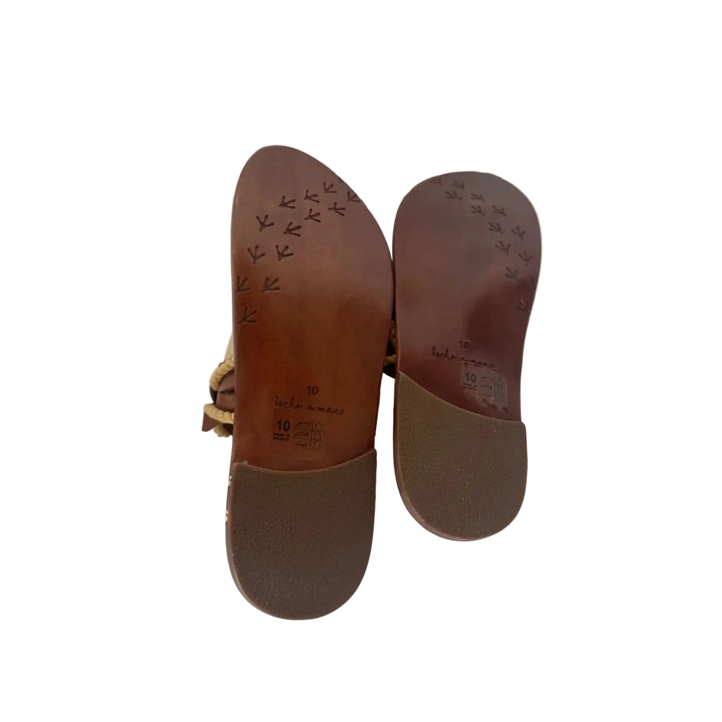 Sandals Flats By Cma In Brown, Size: 10