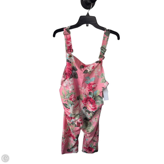 Overalls By Cmf In Pink & White, Size: S