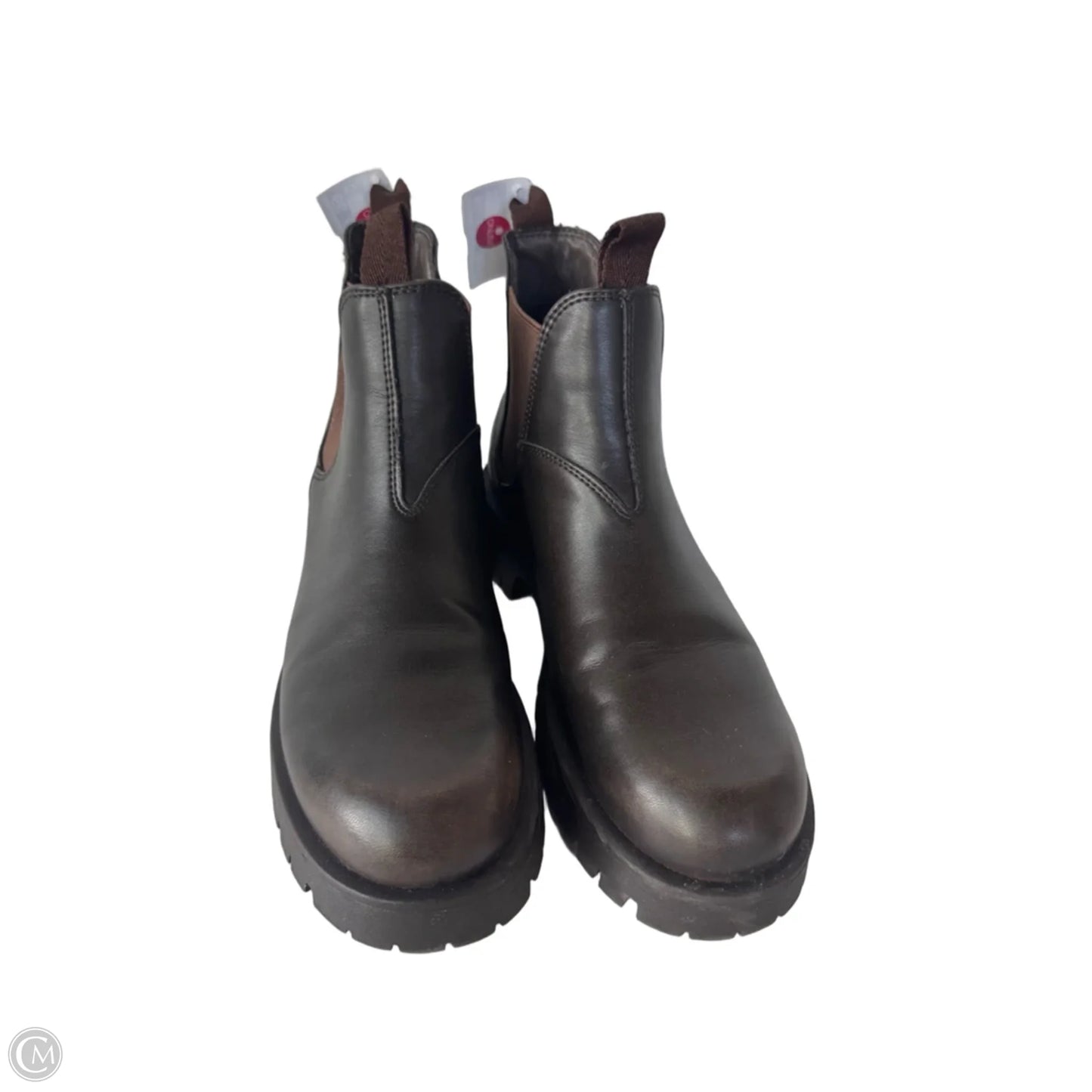 Boots Ankle Heels By Universal Thread In Brown, Size: 8