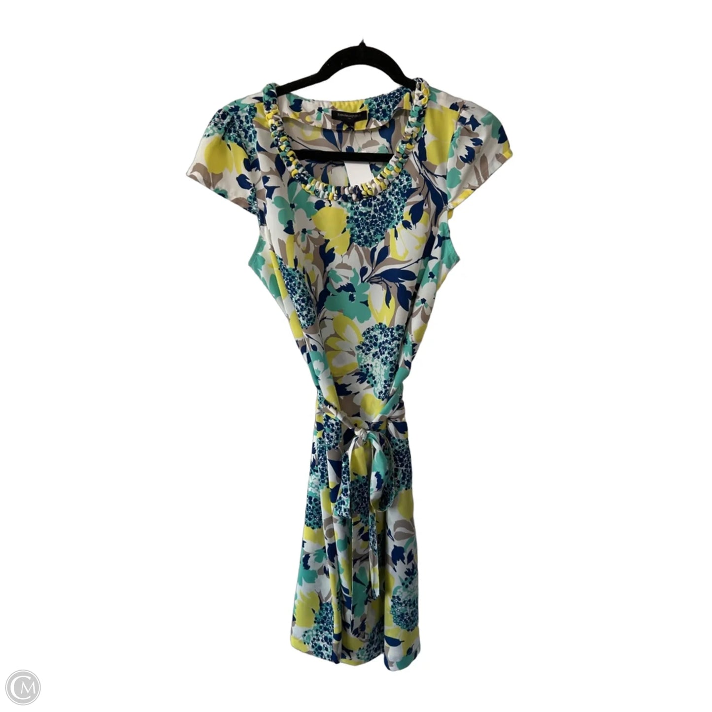 Dress Work By Banana Republic In Green & Yellow, Size: S
