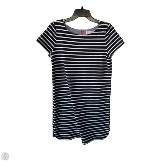 Dress Casual Short By Loft In Blue & White, Size: M