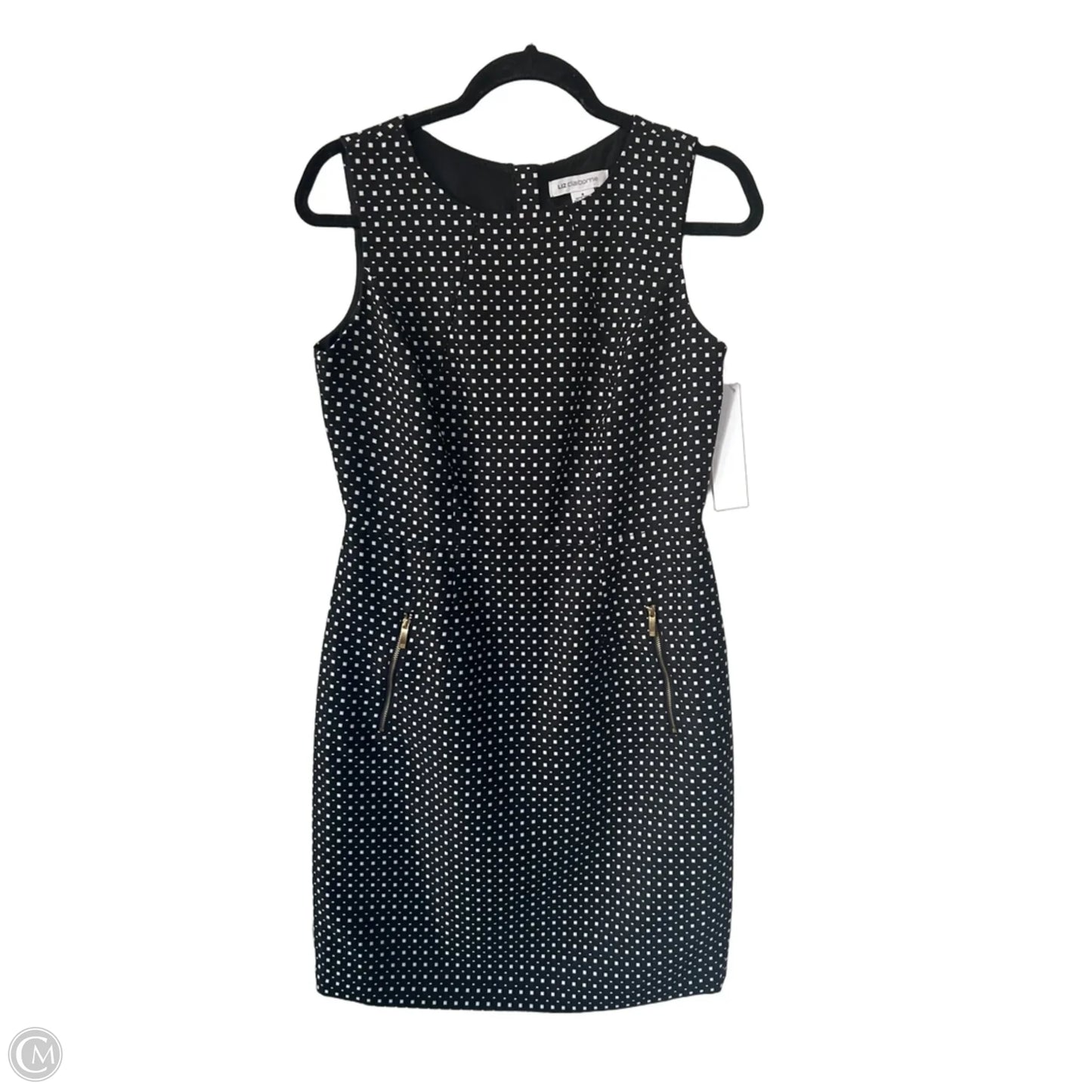 Dress Work By Liz Claiborne In Black & White, Size: M