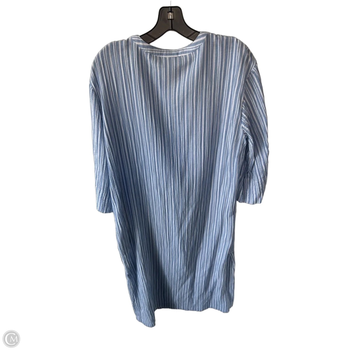 Nightgown By Cmb In Blue & White, Size: L