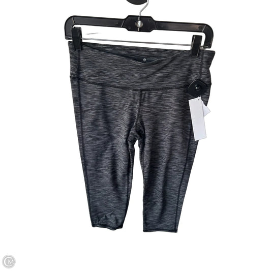 Athletic Leggings Capris By Athleta In Black & Grey, Size: M
