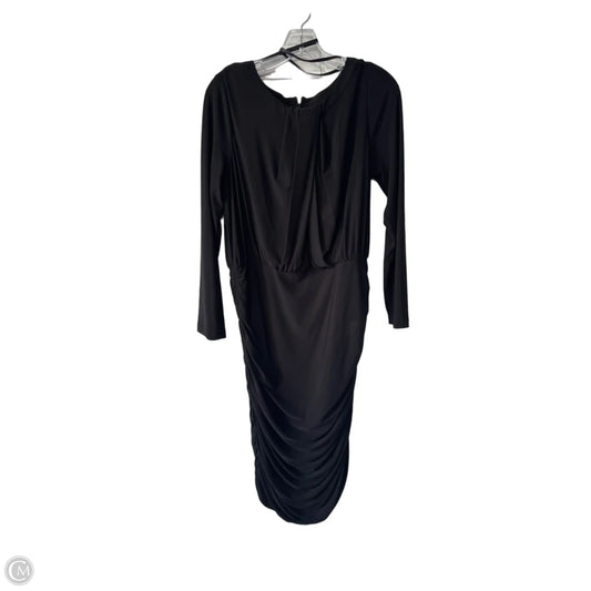 Dress Party Midi By Eliza J In Black, Size: L