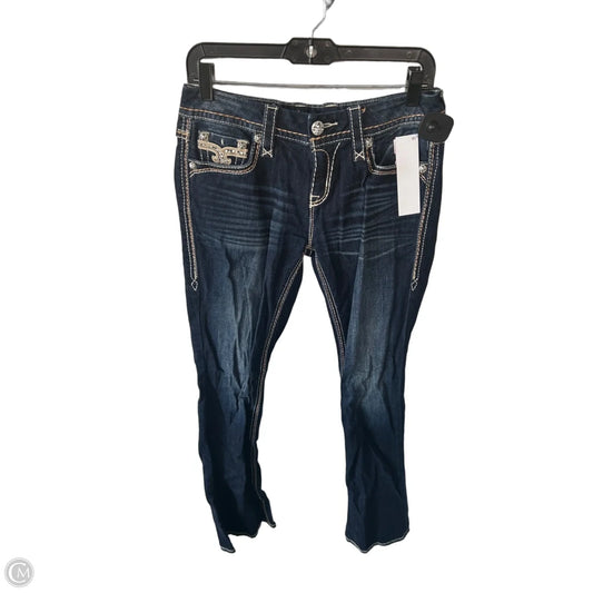 Jeans Boot Cut By Rock Revival In Blue Denim, Size: 4