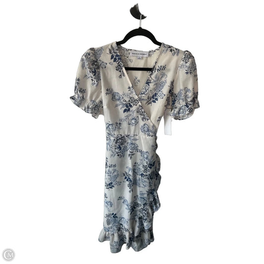 Dress Work By Emma And Michele In Blue & White, Size: S