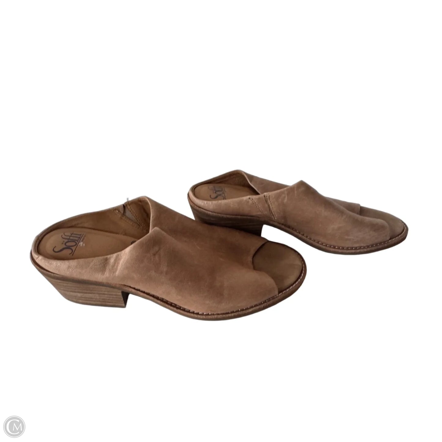 Sandals Flats By Sofft In Brown, Size: 9.5