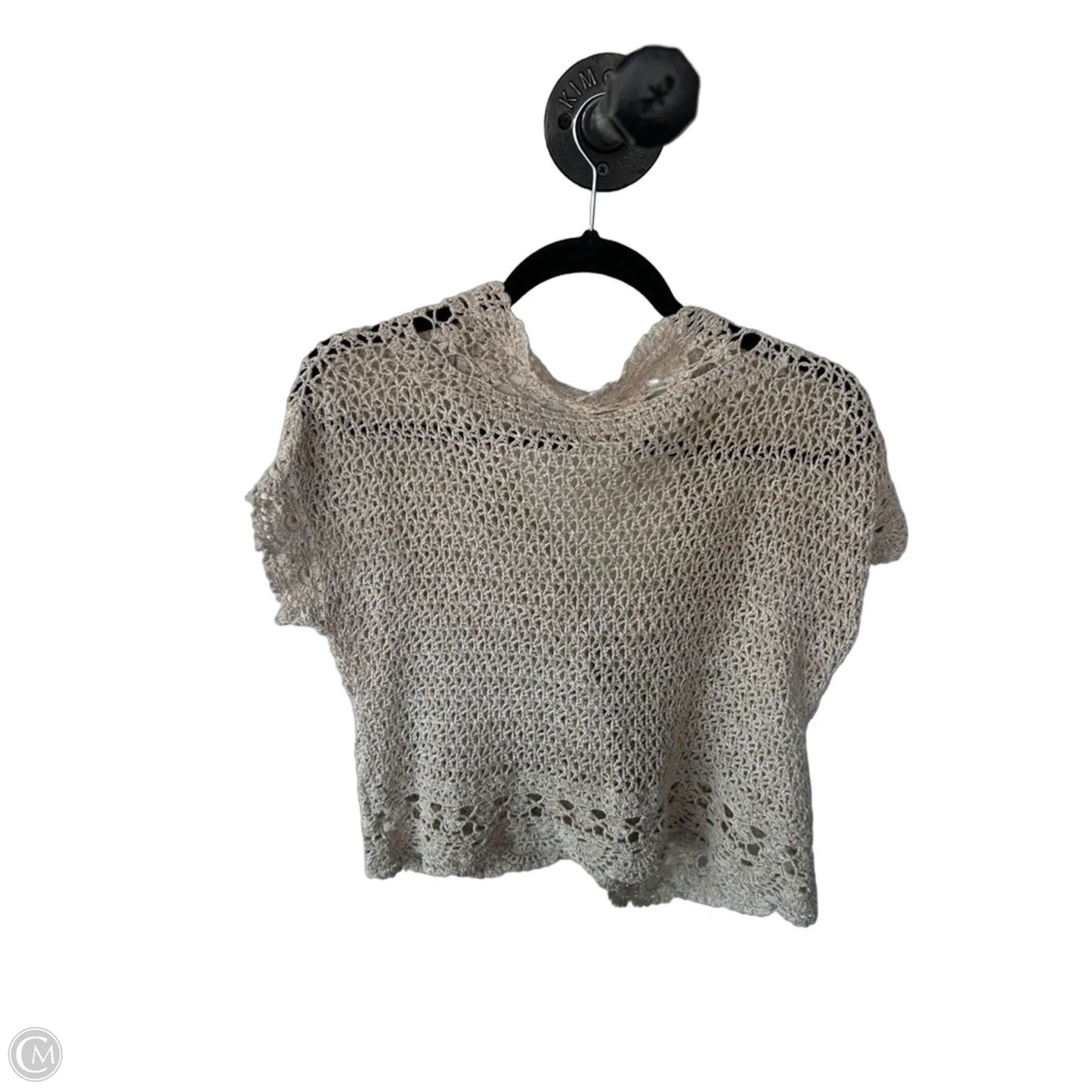 Sweater Cardigan By Christopher And Banks In Tan, Size: L