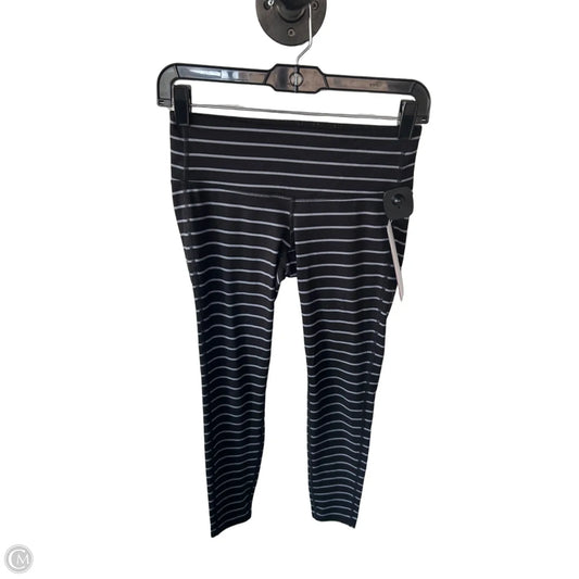 Athletic Leggings By Athleta In Black & Grey, Size: Xsp