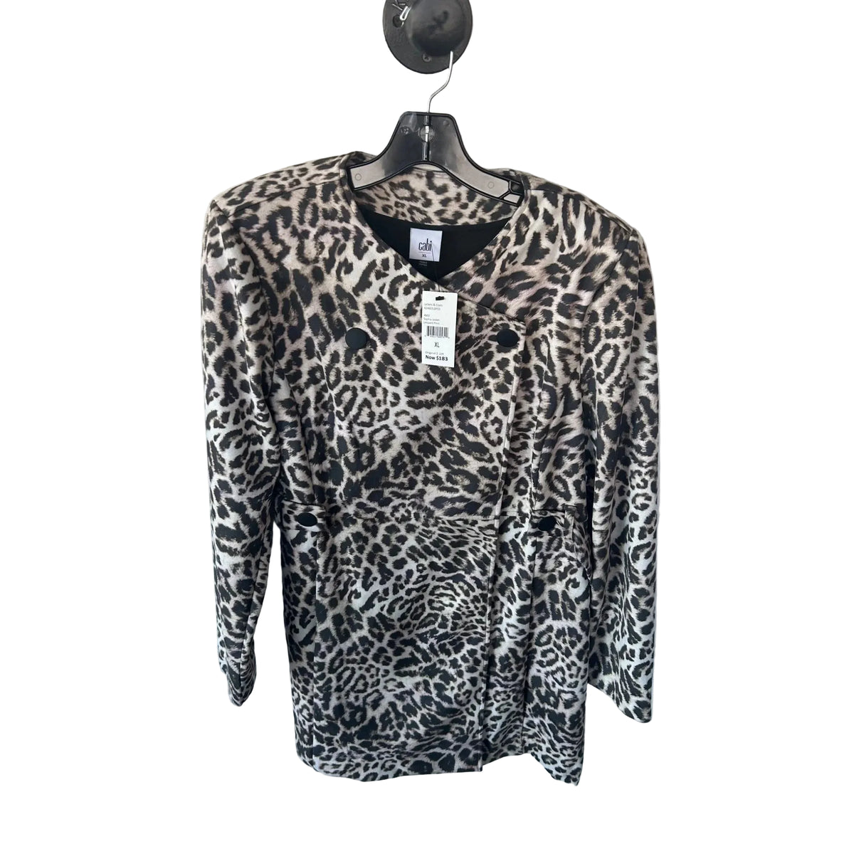Jacket Other By Cabi In Leopard Print, Size: Xl