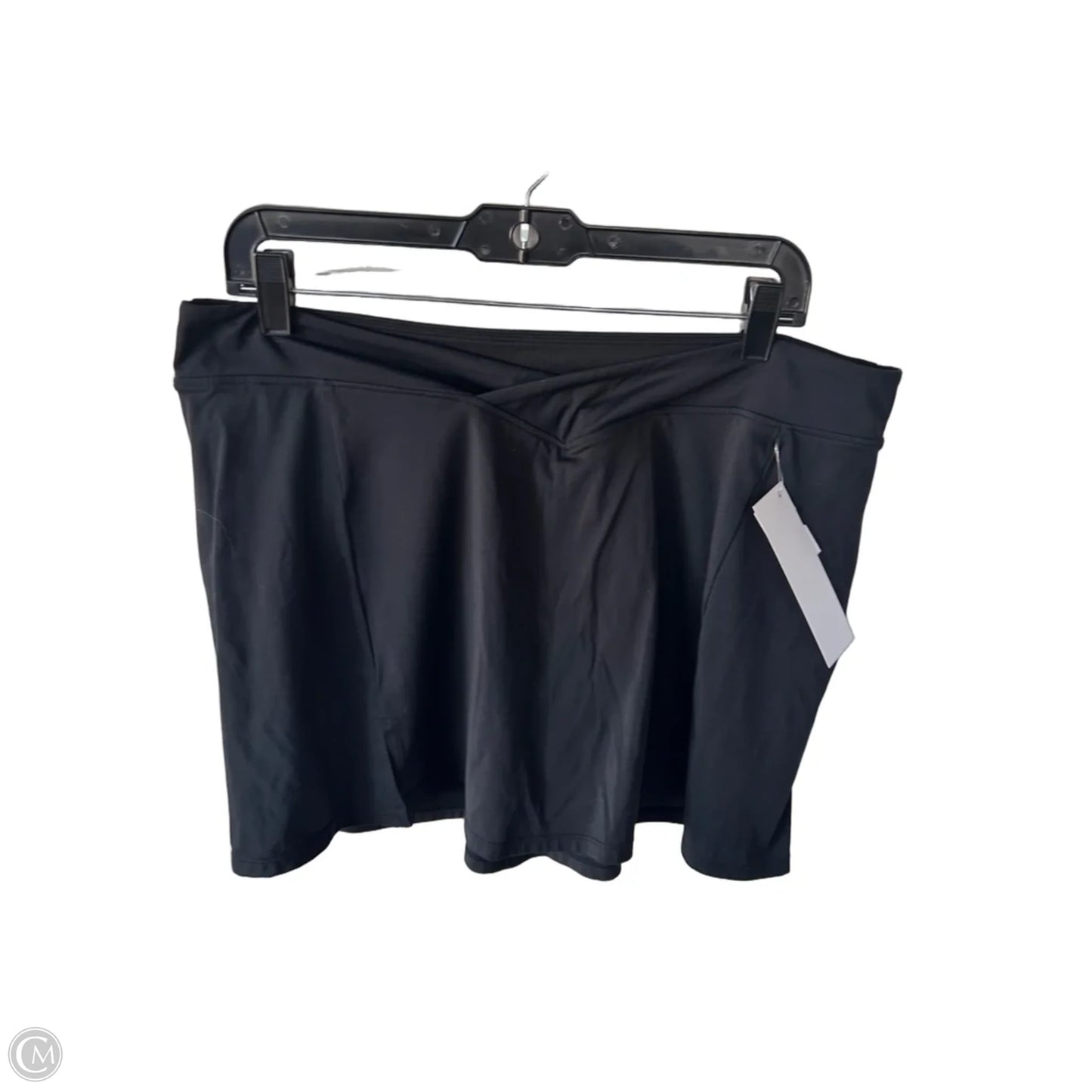 Athletic Skort By As Revival In Black, Size: Xxl